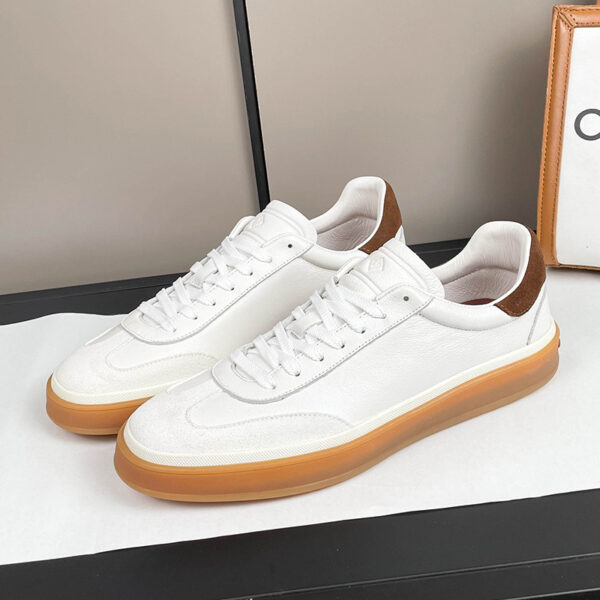 Fashion Men's High-Grade Cowhide Sneakers