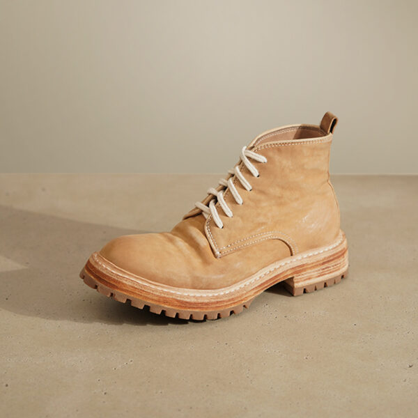 Women's Martin Boots Corduroy Leather High-End Short Boots Cool - Image 2