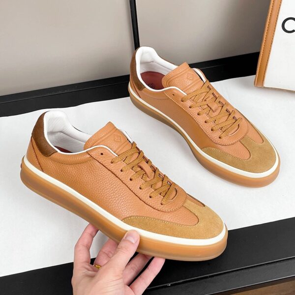 Men's High-Grade Cowhide Sneakers Casual Shoes