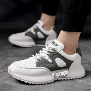 Women's Casual Leather Thick-soled Sports Shoes