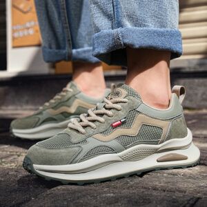 Men's Thick-soled Dad Shoes Mesh Breathable Casual Sports Shoes