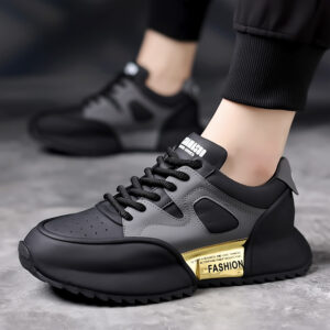 Women's Casual Leather Thick-soled Fashion Sports Shoes