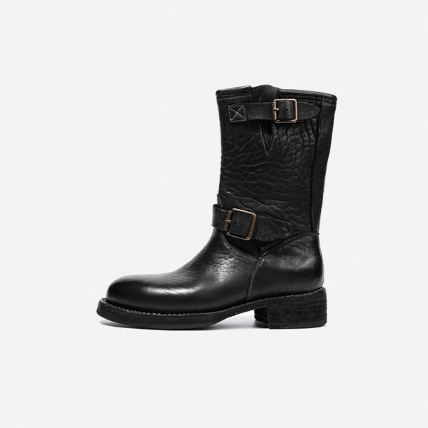 Chunky Heel Ladies Knight Boots British Style High Boots All-Match Women's Boots - Image 3