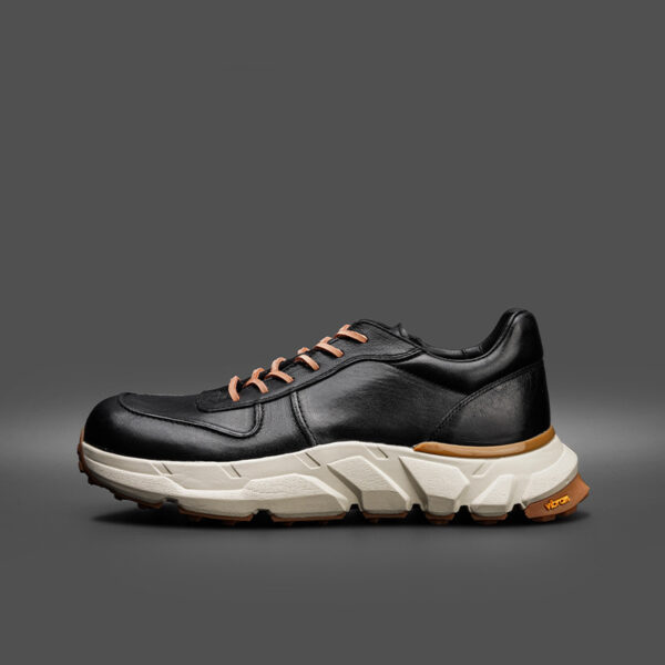High-Grade Horse Leather Men's Sports Casual Shoes Lightweight Breathable Dad Shoes - Image 2