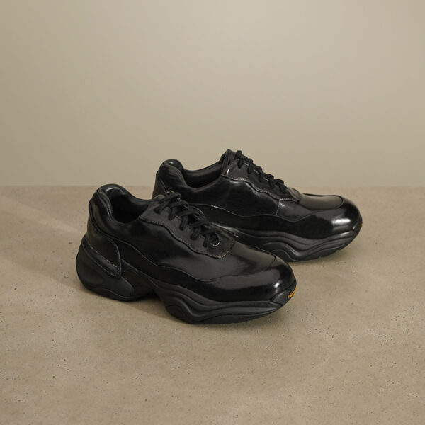 Genuine Leather Soft Sole Women's Shoes Handmade Horse Leather Breathable Casual Dad Shoes - Image 3