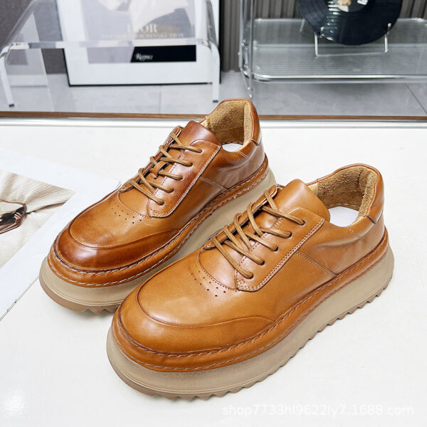 Vintage Horsehide Casual Leather Men's Shoes