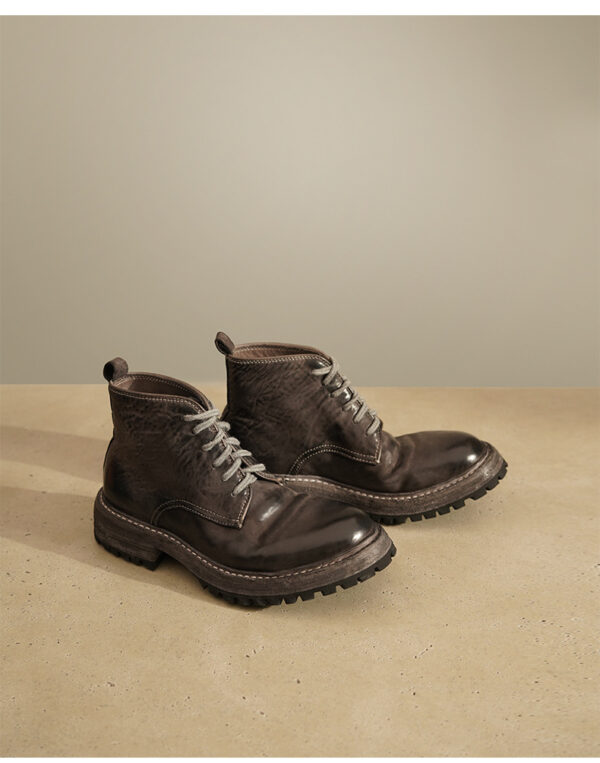 Women's Martin Boots Corduroy Leather High-End Short Boots Trendy Cool Women's Boots